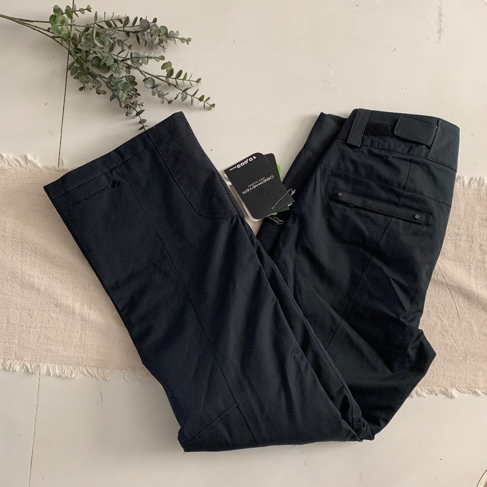 Obermeyer Women's Malta Black Snow Ski Pants Size 8 NWT